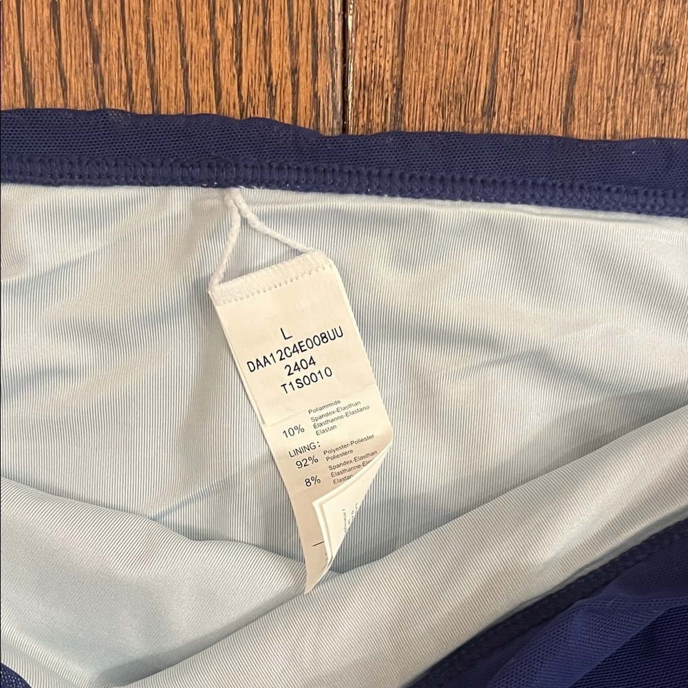 NWT Cupshe Deep Blue One-Shoulder Bikini Size L - Picture 5 of 12